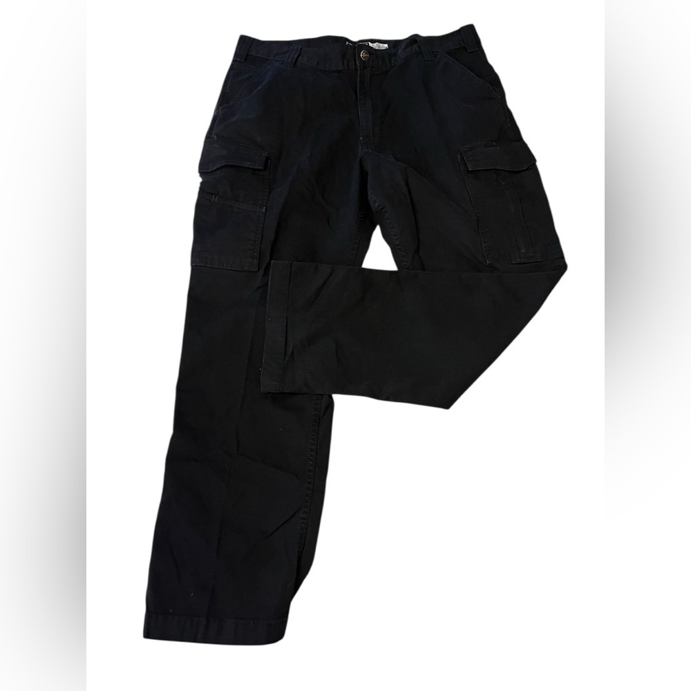 Carhartt Rugged Flex Rigby Relaxed Fit Men's Black Cargo Pants Sz 38x30